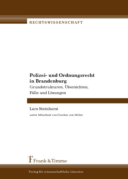 Polizei- und Ordnungsrecht in Brandenburg