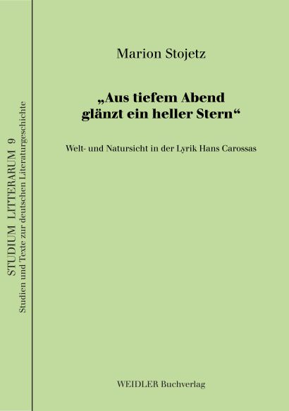 „Aus tiefem Abend glänzt ein heller Stern“
