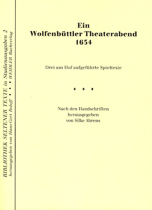 Ein Wolfenbüttler Theaterabend 1654